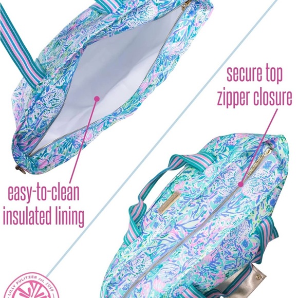 Lilly Pulitzer Soleil It On Me Picnic Cooler Tote Bag - Picture 5 of 14